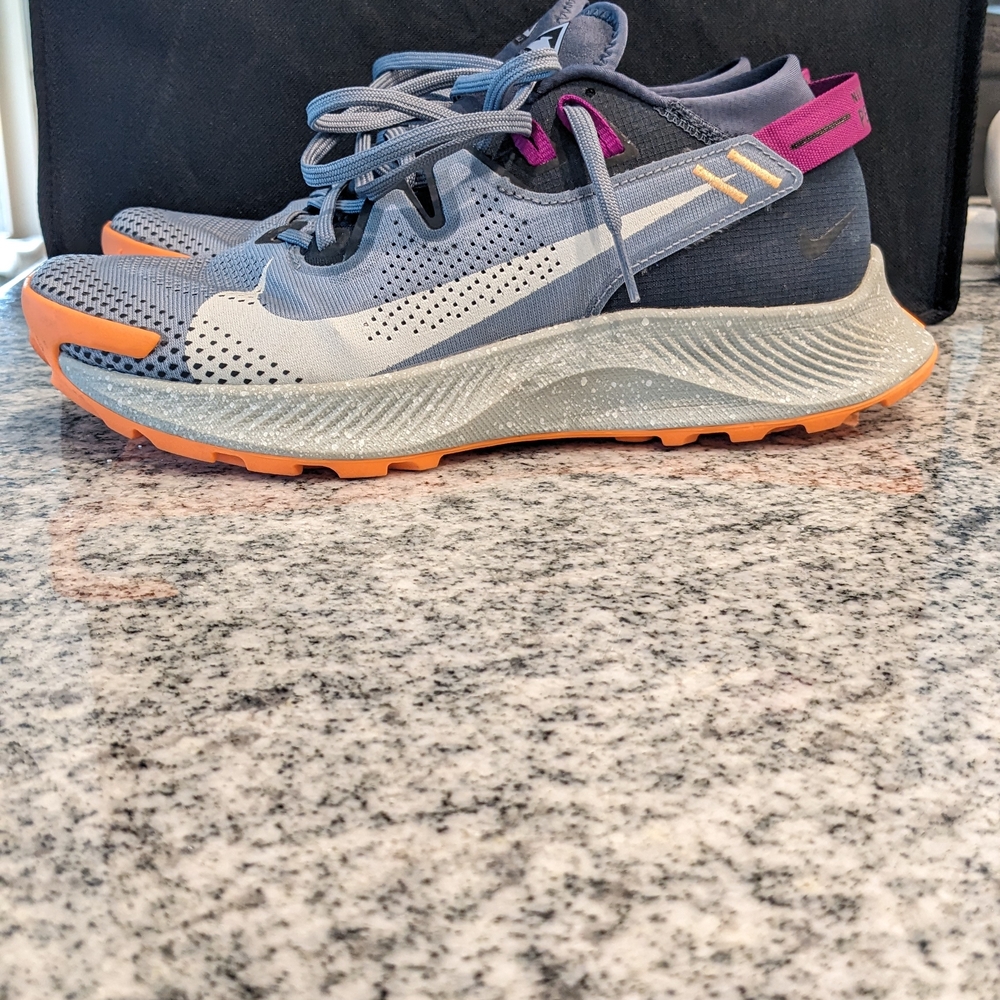 Nike Blue and Purple Running Shoes